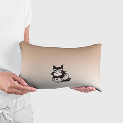 Подушка-антистресс Сова котик аниме, цвет: 3D-принт — фото 2