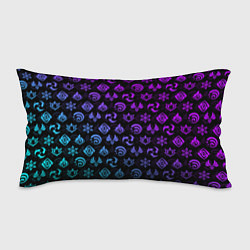 Подушка-антистресс GENSHIN IMPACT NEON, цвет: 3D-принт