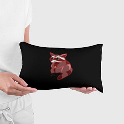 Подушка-антистресс Сердитый енотик, цвет: 3D-принт — фото 2