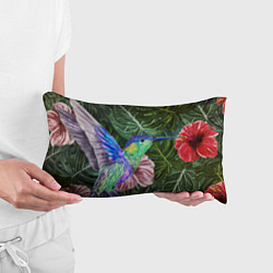 Подушка-антистресс Рисунок Колибри в Джунглях, цвет: 3D-принт — фото 2