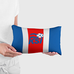 Подушка-антистресс Сборная Исландии, цвет: 3D-принт — фото 2