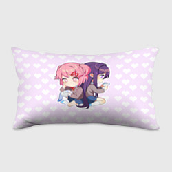 Подушка-антистресс Chibi Natsuki and Yuri, цвет: 3D-принт