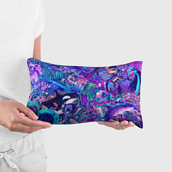 Подушка-антистресс Неоновые Звери, цвет: 3D-принт — фото 2