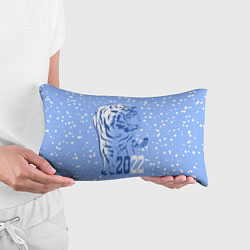 Подушка-антистресс Голубой водяной тигр, цвет: 3D-принт — фото 2