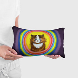 Подушка-антистресс Радужный кот Луиса Уэйна, цвет: 3D-принт — фото 2