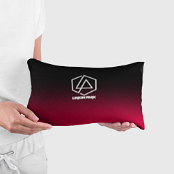 Подушка-антистресс LINKIN PARK LOGO CARBON, цвет: 3D-принт — фото 2