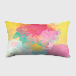 Подушка-антистресс Радужная акварель, цвет: 3D-принт