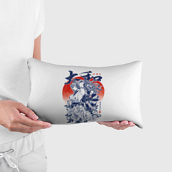 Подушка-антистресс Ямато девушка самурай Ван Пис, цвет: 3D-принт — фото 2