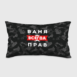 Подушка-антистресс Ваня Иван всегда прав, цвет: 3D-принт