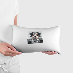 Подушка-антистресс Австралийская Овчарка Australian Shepherd, цвет: 3D-принт — фото 2