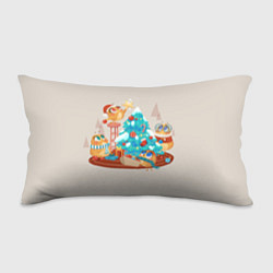 Подушка-антистресс Зверята празднуют новый год