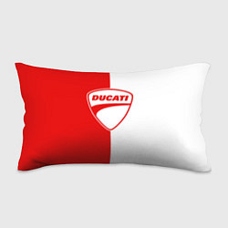 Подушка-антистресс DUCATI WHITE RED STYLE LOGO, цвет: 3D-принт