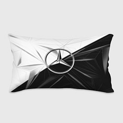 Подушка-антистресс MERCEDES-BENZ МЕРСЕДЕС-БЕНЗ BLACK AND WHITE, цвет: 3D-принт