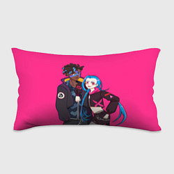 Подушка-антистресс Ekko and Jinx, цвет: 3D-принт