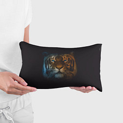 Подушка-антистресс Тигр с голубыми глазами, цвет: 3D-принт — фото 2