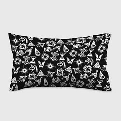 Подушка-антистресс EXO BAND SYMBOL PATTERN WHITE K-POP, цвет: 3D-принт