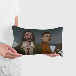 Подушка-антистресс Дюбуа и Куцураги маслом, цвет: 3D-принт — фото 2