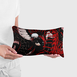 Подушка-антистресс Токийский Гуль Красный Змей Tokyo Ghoul Snake, цвет: 3D-принт — фото 2