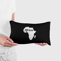 Подушка-антистресс Африка на чёрном, цвет: 3D-принт — фото 2