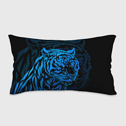 Подушка-антистресс Голубой тигр Blue, цвет: 3D-принт