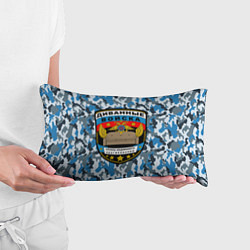 Подушка-антистресс Диванные Войска камуфляж, цвет: 3D-принт — фото 2