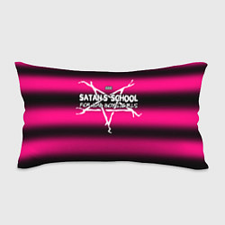 Подушка-антистресс Satan school for bad boys and girls pink