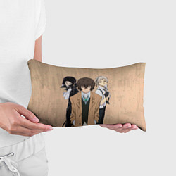 Подушка-антистресс Великий из бродячих псов, Дазай Осаму, Ацуши Накад, цвет: 3D-принт — фото 2