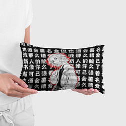 Подушка-антистресс Майки и иероглифы Токийские мстители, цвет: 3D-принт — фото 2