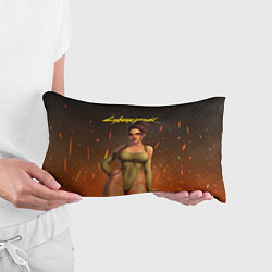 Подушка-антистресс Панам Cyberpunk 2077, цвет: 3D-принт — фото 2