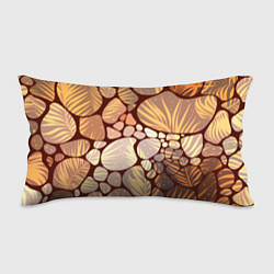 Подушка-антистресс Коричнево-бежевые пастельные камушки с яркими паль