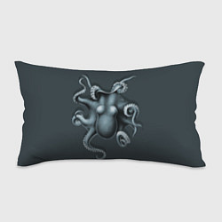 Подушка-антистресс Серый осьминог, цвет: 3D-принт
