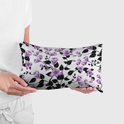 Подушка-антистресс Распустившиеся фиолетовые цветы, цвет: 3D-принт — фото 2