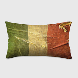 Подушка-антистресс Флаг Италии Мешковина Flag of Italy Burlap, цвет: 3D-принт