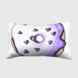 Подушка-антистресс Сиреневый пончик, цвет: 3D-принт