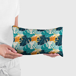 Подушка-антистресс Летние зелёные тропики Пальма Tropical, цвет: 3D-принт — фото 2