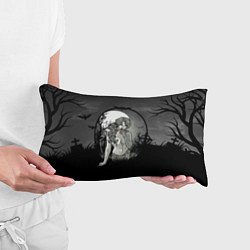 Подушка-антистресс Сексуальная девушка - зомби с чупа-чупсом, цвет: 3D-принт — фото 2