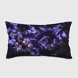Подушка-антистресс Неоновые фигуры с лазерами - Фиолетовый, цвет: 3D-принт