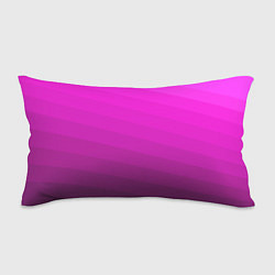 Подушка-антистресс Розовый неоновый полосатый узор Pink neon, цвет: 3D-принт
