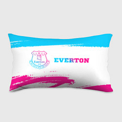 Подушка-антистресс Everton neon gradient style: надпись и символ