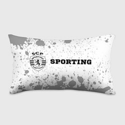 Подушка-антистресс Sporting sport на светлом фоне: надпись и символ