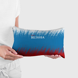 Подушка-антистресс Российский триколор - Я люблю Россию, цвет: 3D-принт — фото 2