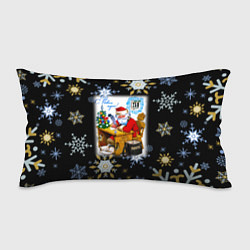 Подушка-антистресс Новый год дед мороз отвечает на письма, цвет: 3D-принт