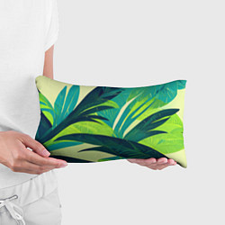 Подушка-антистресс Яркие тропические листья пальмы, цвет: 3D-принт — фото 2