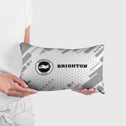 Подушка-антистресс Brighton sport на светлом фоне: надпись и символ, цвет: 3D-принт — фото 2