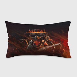 Подушка-антистресс Полудемон Metal Hellsinger, цвет: 3D-принт