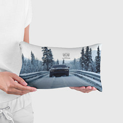 Подушка-антистресс Dodge in winter forest, цвет: 3D-принт — фото 2