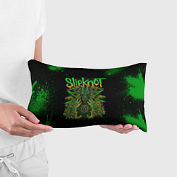 Подушка-антистресс Slipknot green satan, цвет: 3D-принт — фото 2