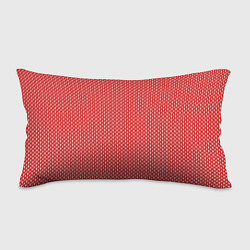 Подушка-антистресс Вязанное полотно - Красное, цвет: 3D-принт