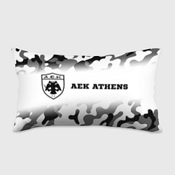 Подушка-антистресс AEK Athens sport на светлом фоне: надпись и символ