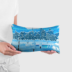 Подушка-антистресс Снежный город, цвет: 3D-принт — фото 2
